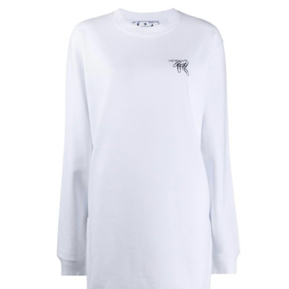 Off-white sweatshirt.
